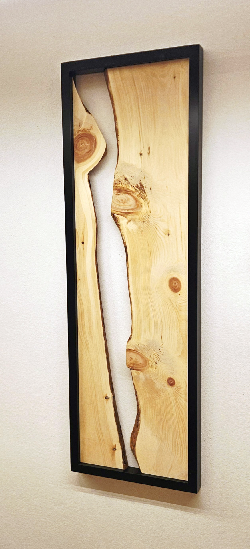 Wandbild Zirbenholz